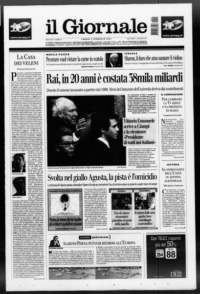Il giornale del lunedi